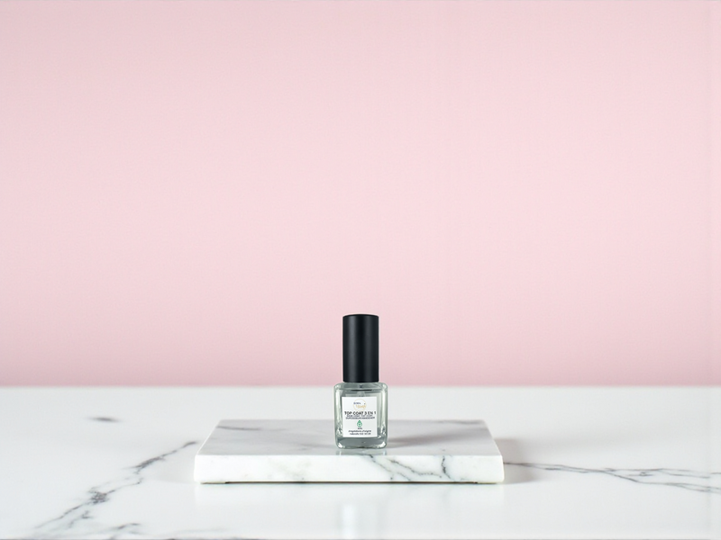 Top Coat 3in1 Natural – Basecoat, Überlack & Nagelhärter