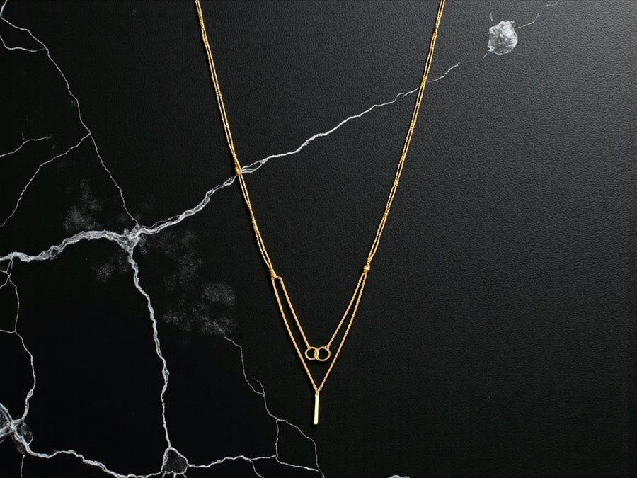 "Fashion Bar Rod Ring Necklace"-Kette Beauty Visions