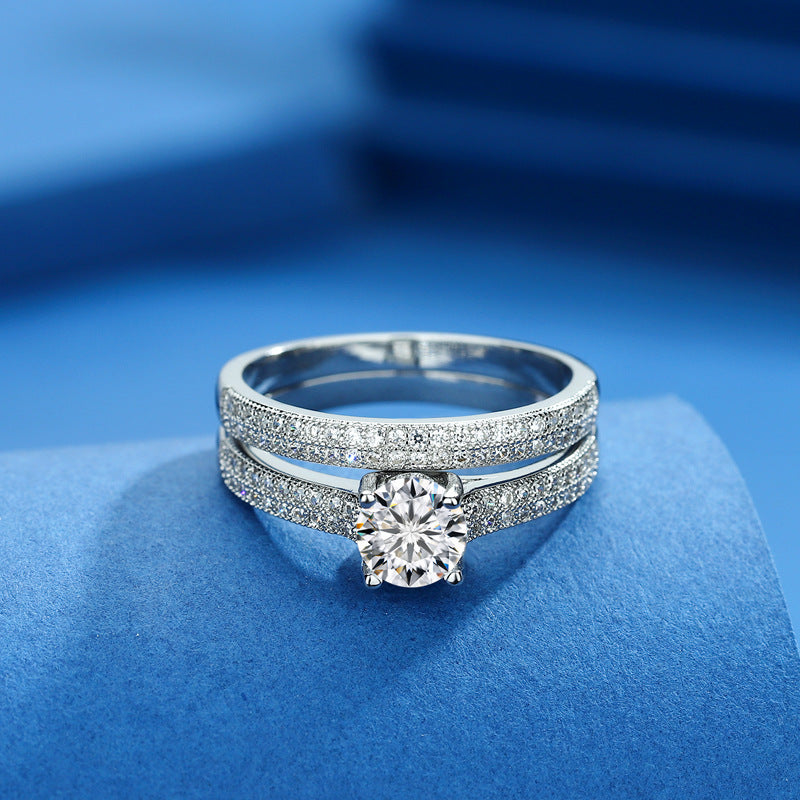 European-American fashion ring set for women