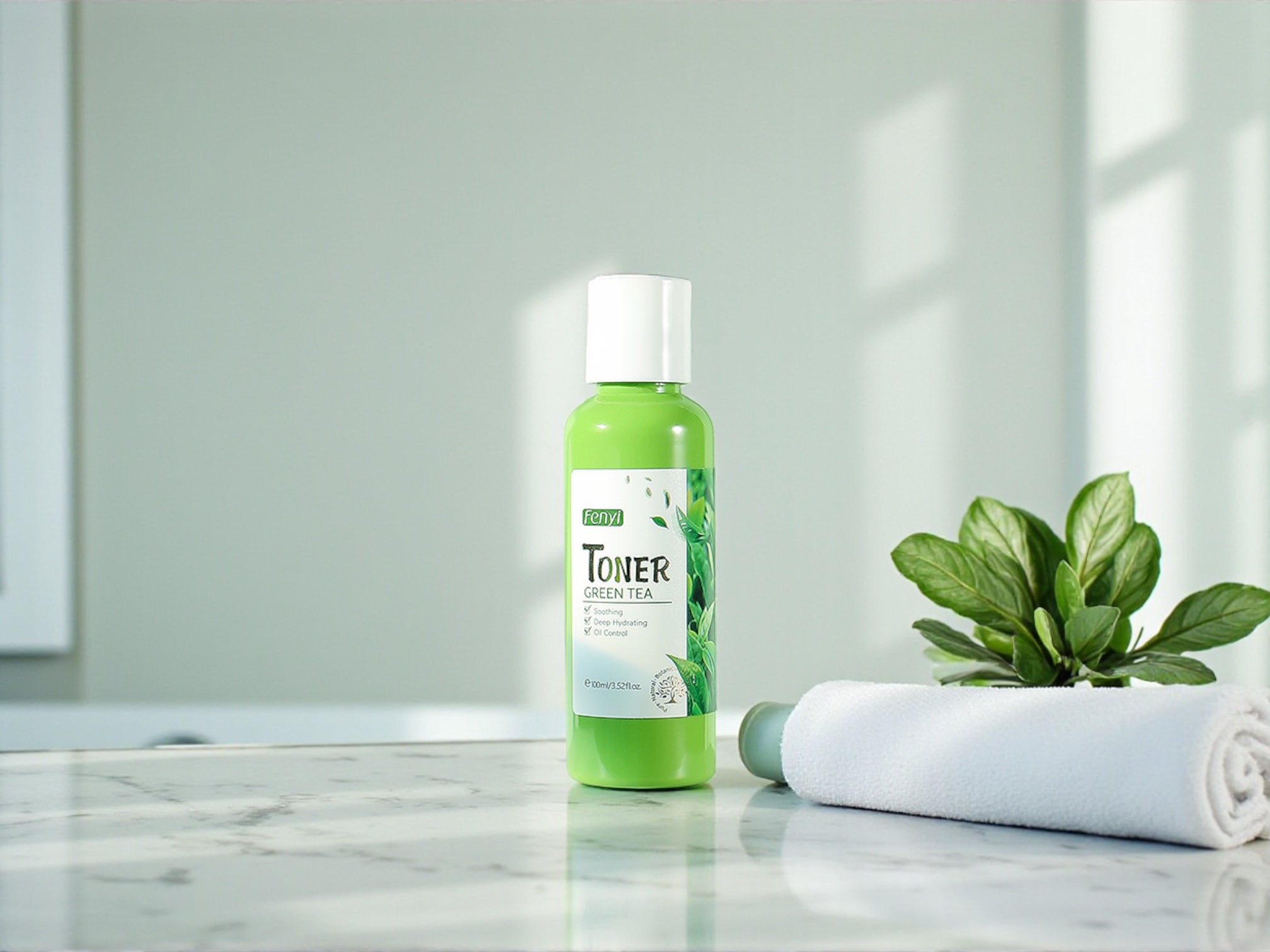 Green Tea Toner 100ml – Feuchtigkeitsspendendes Gesichtswasser mit Grüntee-Extrakt | Beruhigt & Klärt die Haut