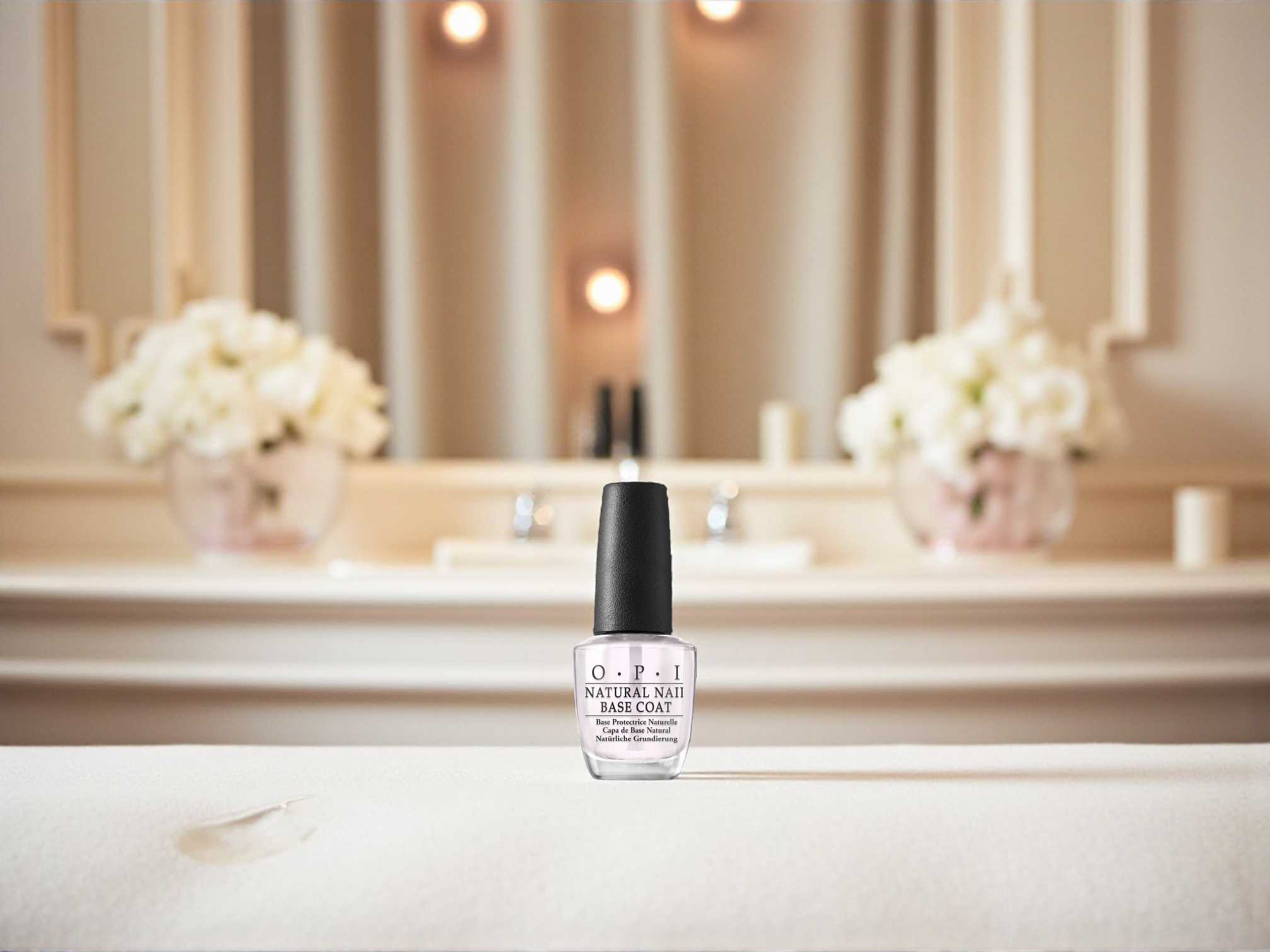 OPI Nail Base Gel Natural 15ml | Profi Base Coat für starke Nägel