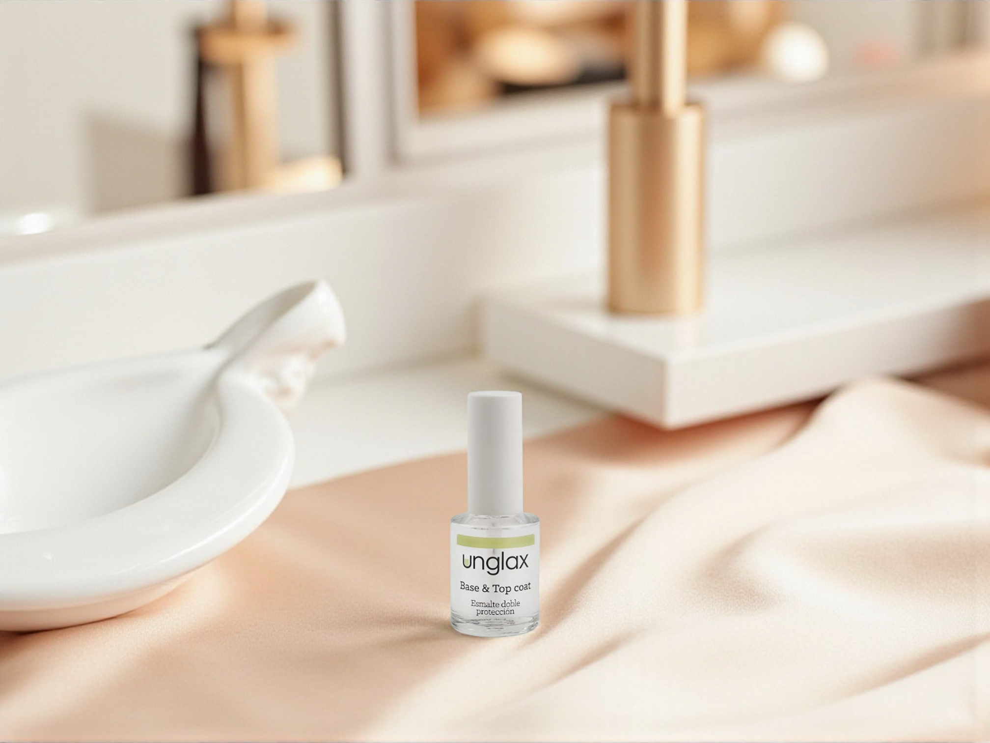 Unglax Nail Protector 2-in-1 | Base &amp; Top Coat 10 ml | Strengthening nail protection