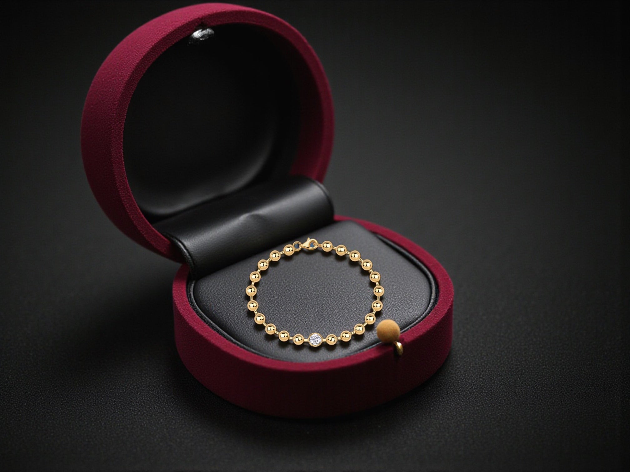1-carat Luxury And Fashionable Light Luxury Trend Jewelry Silver Bracelet Set With Top-quality Moissanite, S925 Silver Electroplated With Gold
