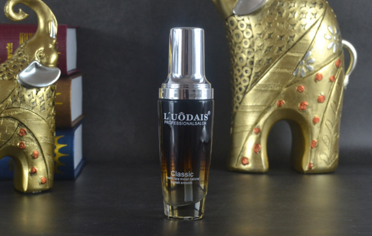 Luxuriöses Haar-Serum mit ätherischen Ölen – Anti-Frizz, Hitzeschutz & Glanz