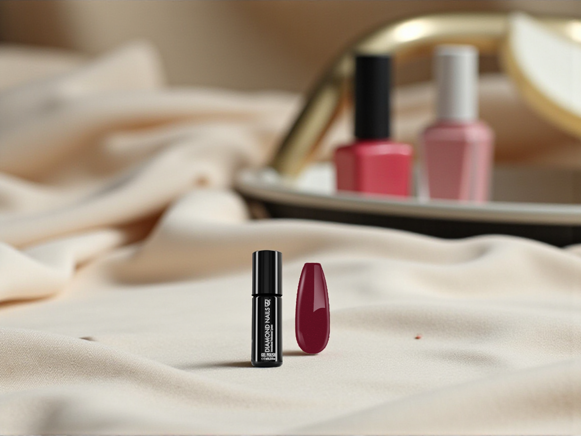 DN063 – Pearl Bordeaux | Gel Polish 7ml Dark Red | UV/LED Nagellack