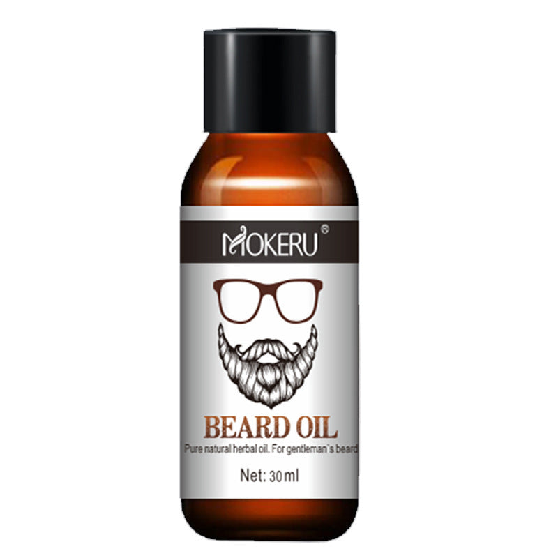 Organic Beard Growth Oil – Natürliches Bartöl mit Argan- & Jojobaöl für Bartwachstum & Pflege (30ml)