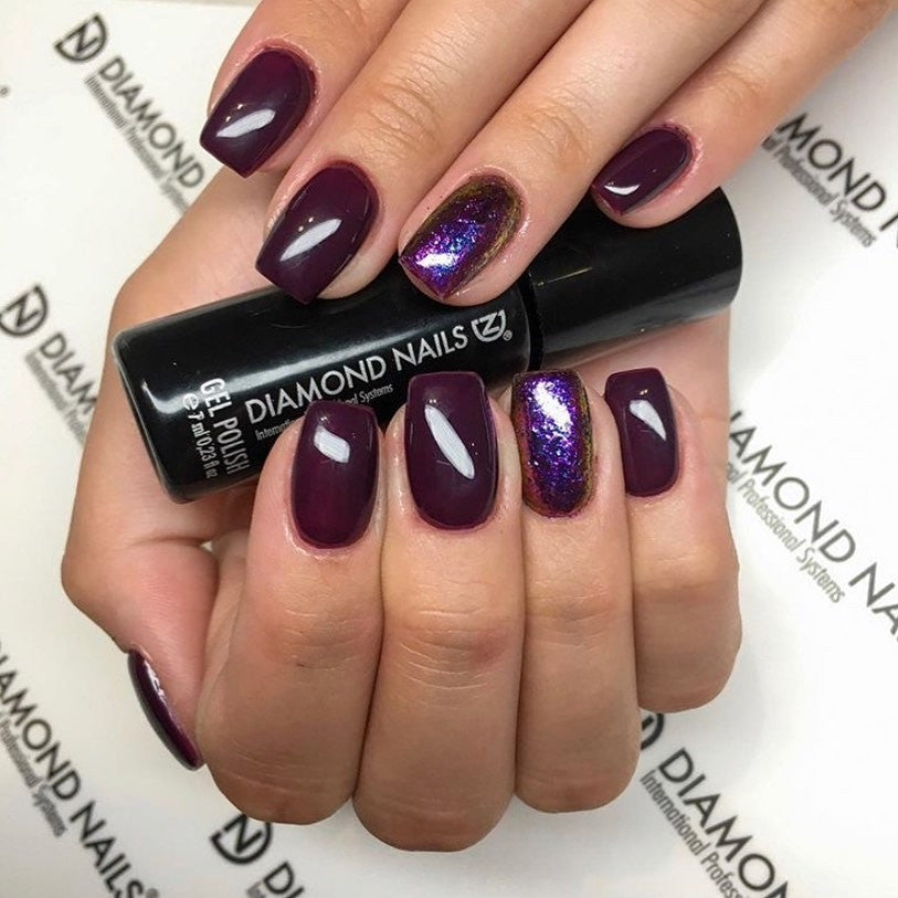 Gel Nail Polish - DN246 - Alpine Plum 7ml-2