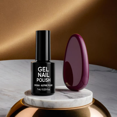 Gel nail polish - DN246 - Alpine Plum 7ml Beauty Visions