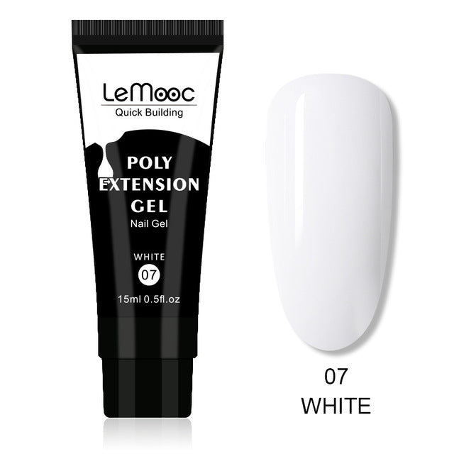 LeMooc Poly Extension Gel – hochwertiges Professionelles UV/LED Gel Bauty Visions