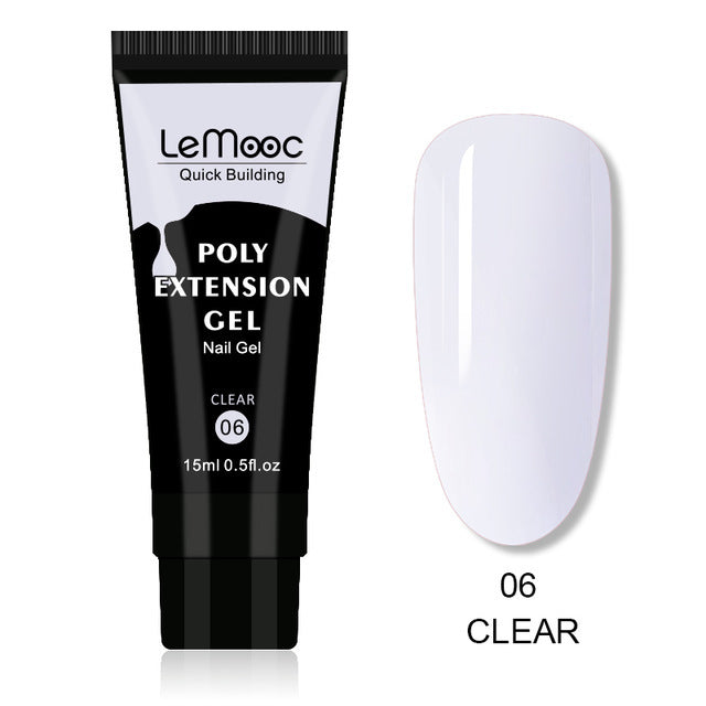 LeMooc Poly Extension Gel – hochwertiges Professionelles UV/LED Gel Bauty Visions