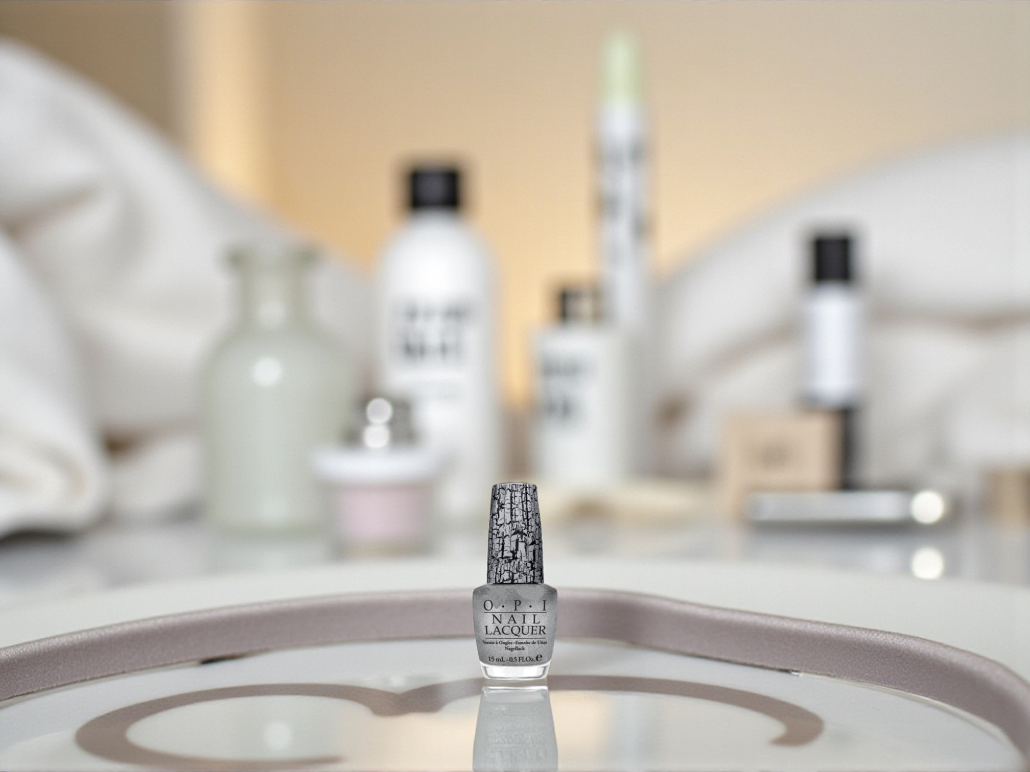 OPI Top Coat Silver Shatter