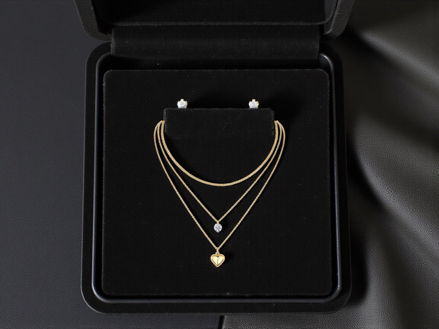 2-carat Luxury Fashion Minimalist Trend Jewelry Silver Pendant Necklace With Top-quality Moissanite, S925 Silver Electroplated With Gold