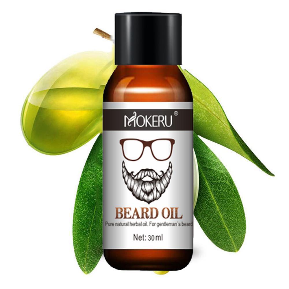 Organic Beard Growth Oil – Natürliches Bartöl mit Argan- & Jojobaöl für Bartwachstum & Pflege (30ml)