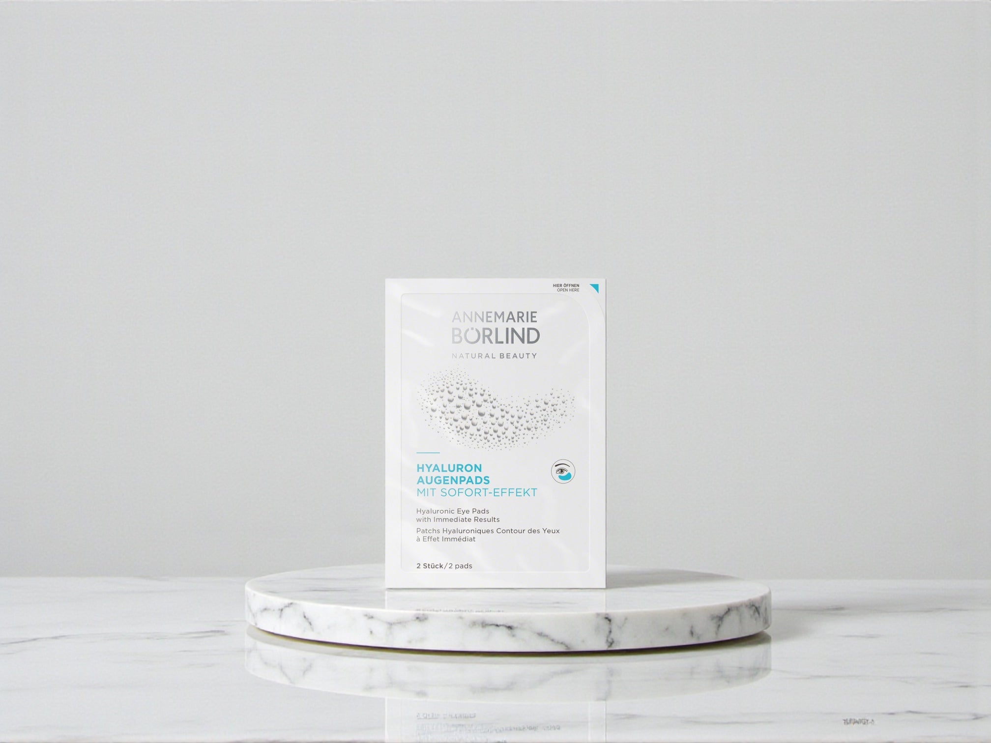 Annemarie Börlind Hyaluron Augenpads mit Sofort-Effekt 6x2stk