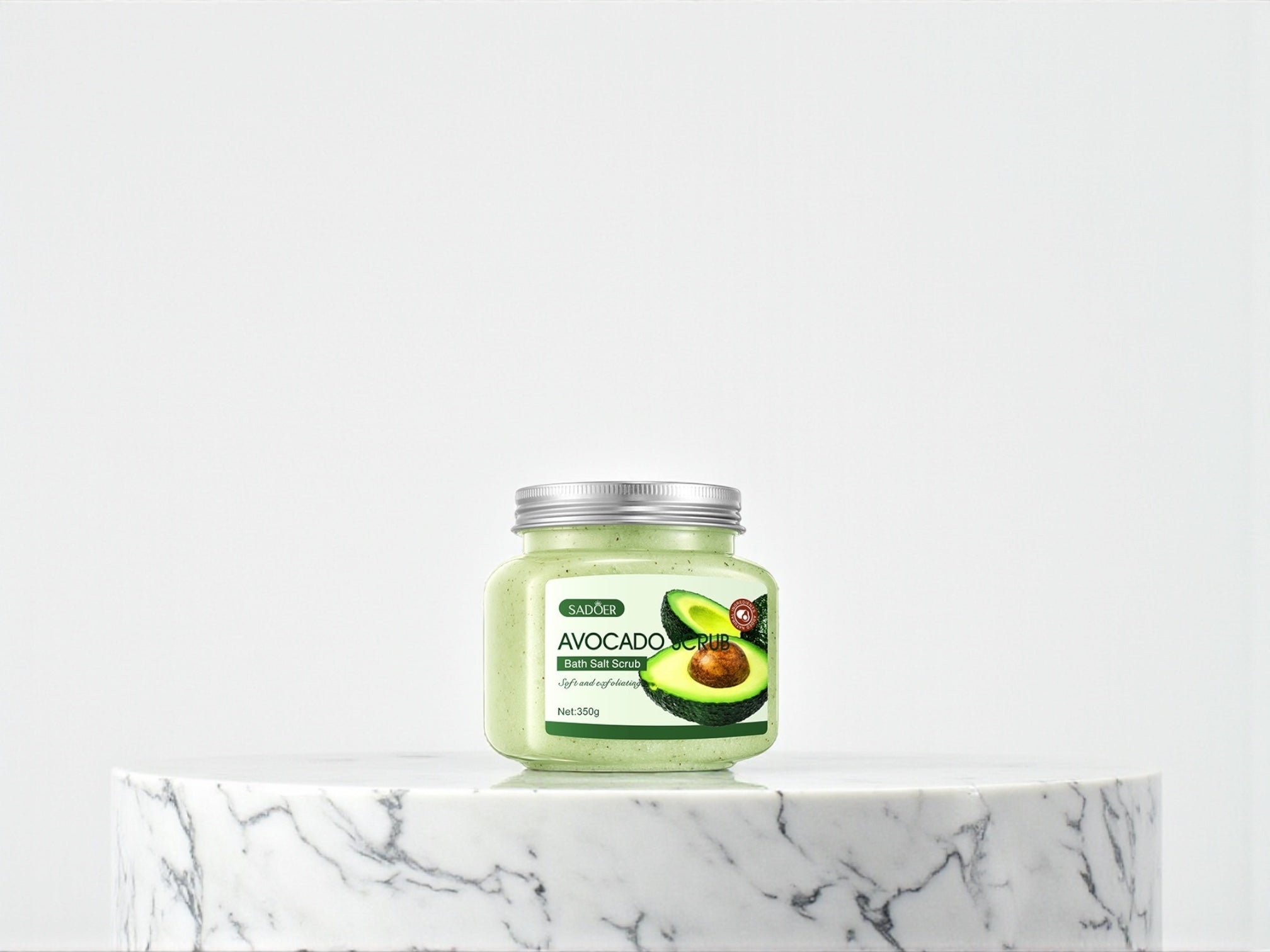 Fruchtiges Badesalz Peeling 350g – Körperpeeling mit Shea Butter, Mango & Blaubeere | Sanfte Hautpflege & Exfoliation