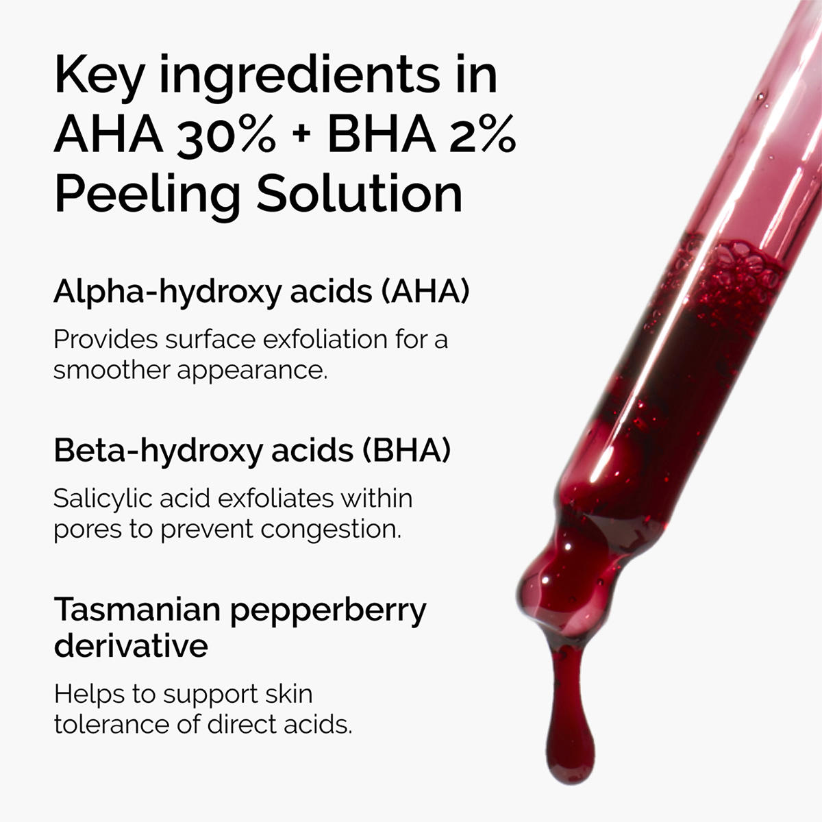 The Ordinary AHA 30% + BHA 2% Peeling Solution 30ml – Intensives Peeling für ebenmäßige Haut