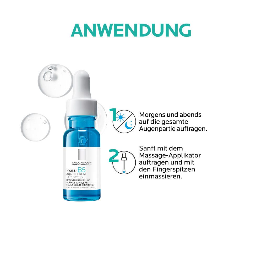 La Roche Posay Hyalu B5 Eye Serum – Anti-dark circles &amp; under-eye bags care (15 ml pipette bottle)