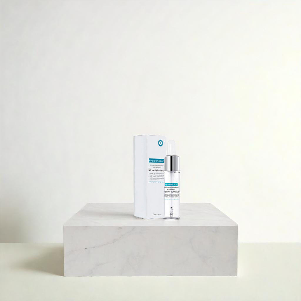 Sérum visage à l'acide hyaluronique – Soin anti-âge contre les rides, les pores dilatés et la peau sèche – Effet hydratant et raffermissant (15 ml)