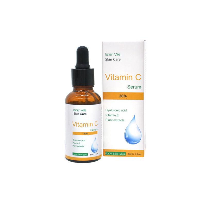 Vitamin C Gesichtsserum – Hautpflege gegen Pigmentflecken, unebenen Hautton & Hautalterung, spendet Feuchtigkeit & strafft (30ml)