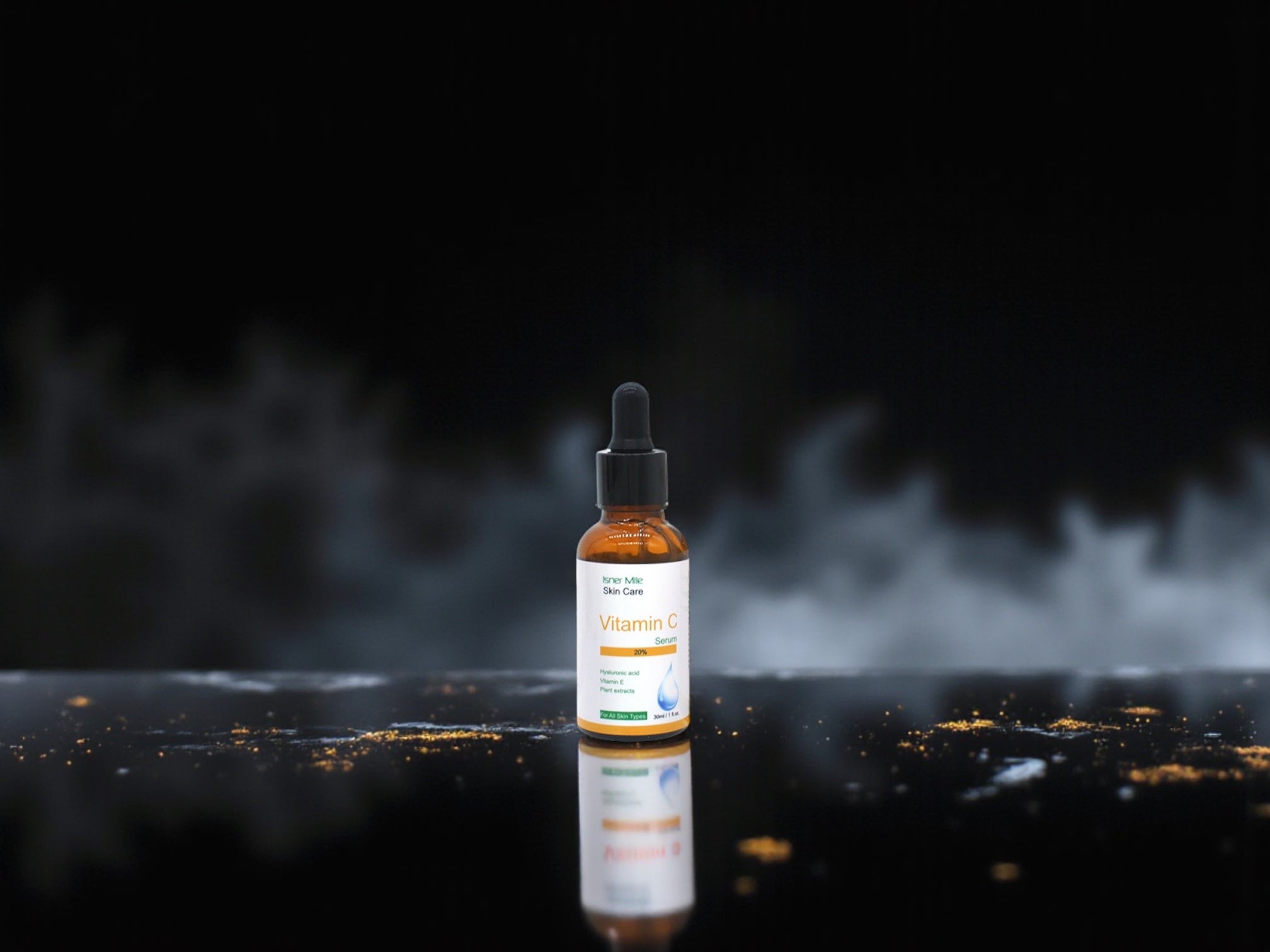 Vitamin C Gesichtsserum – Hautpflege gegen Pigmentflecken, unebenen Hautton & Hautalterung, spendet Feuchtigkeit & strafft (30ml)