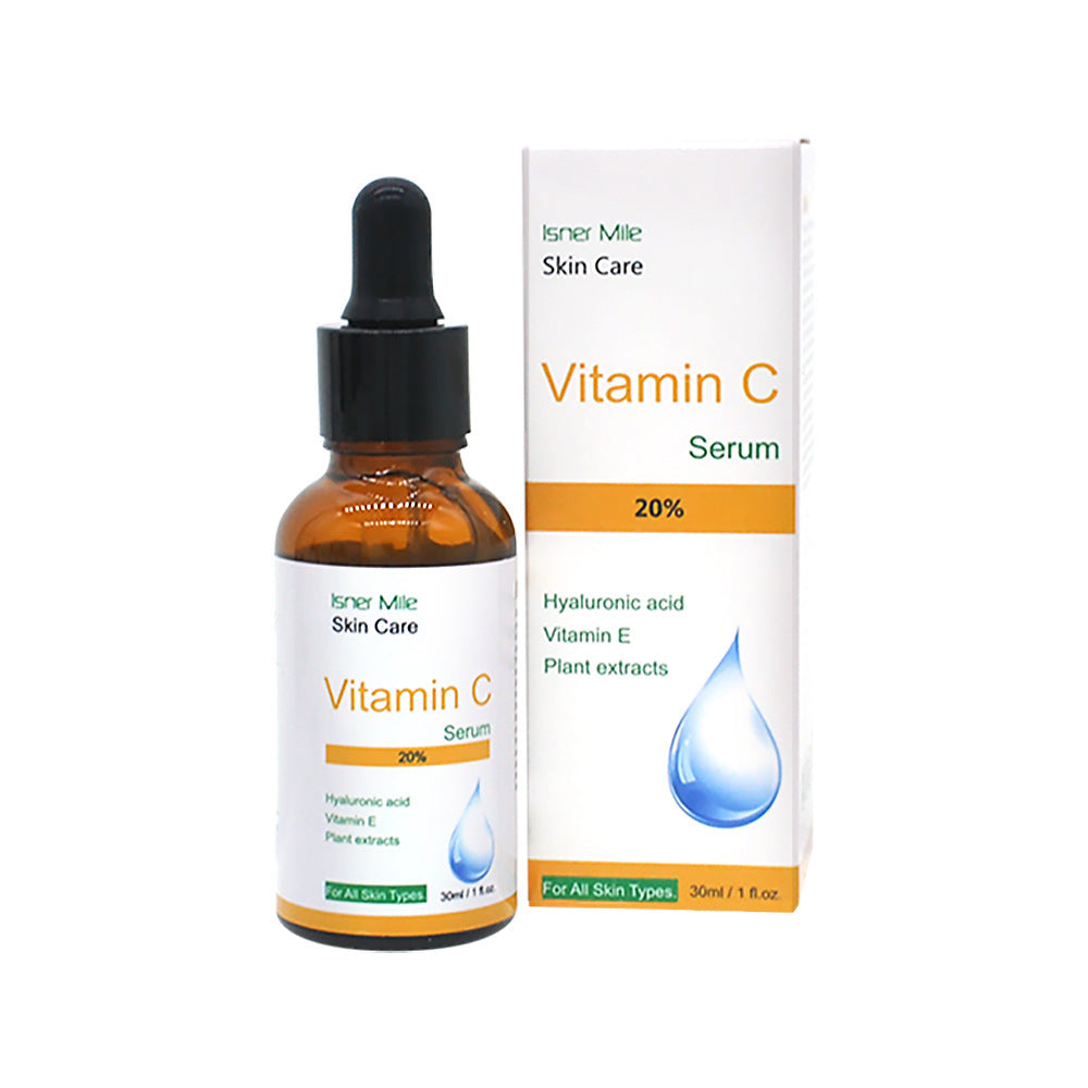 Vitamin C Gesichtsserum – Hautpflege gegen Pigmentflecken, unebenen Hautton & Hautalterung, spendet Feuchtigkeit & strafft (30ml)