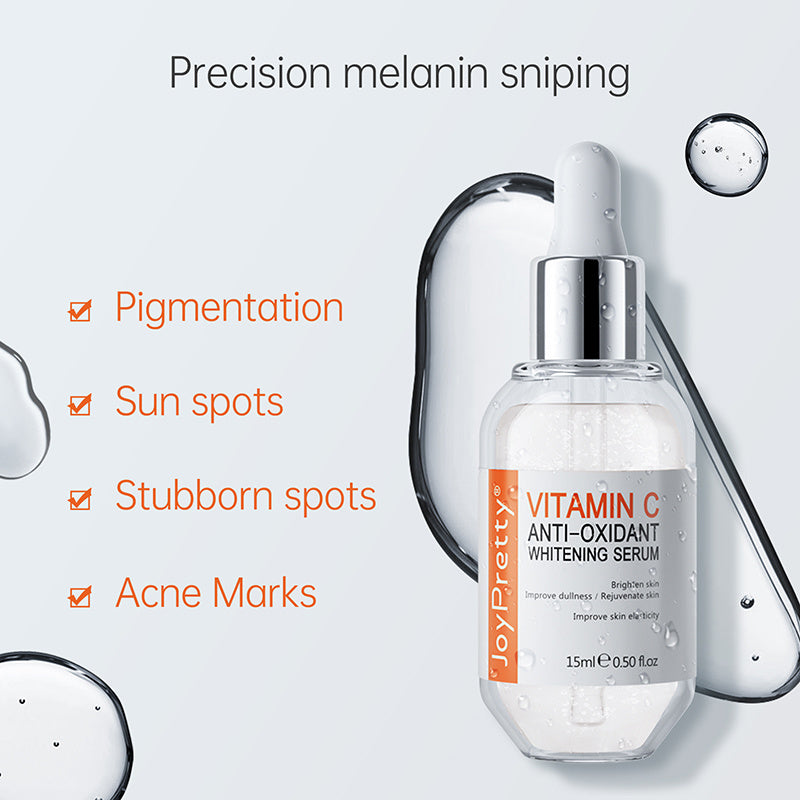 Vitamin C Serum 15ml – Feuchtigkeitsspendendes Anti-Aging Gesichtsserum | Gegen Pigmentflecken & für strahlende Haut
