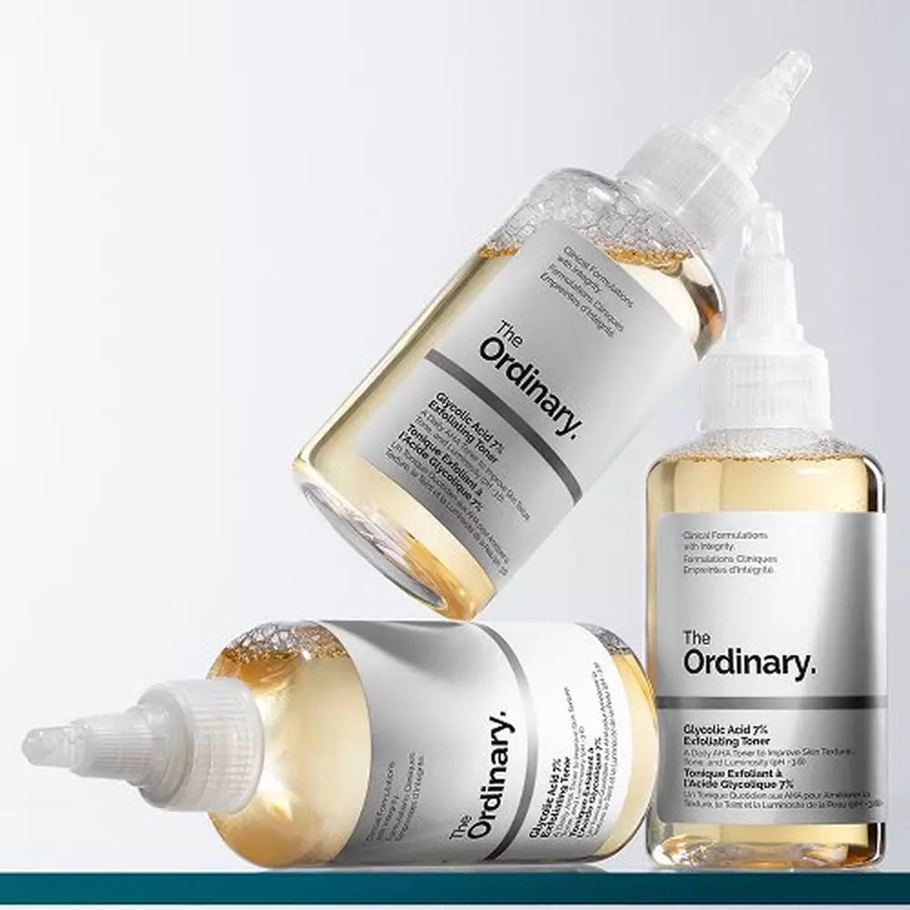 The Ordinary Glycolic Acid 7% Toning Solution 240ml – Gesichtswasser mit AHA | Peeling & Hauterneuerung