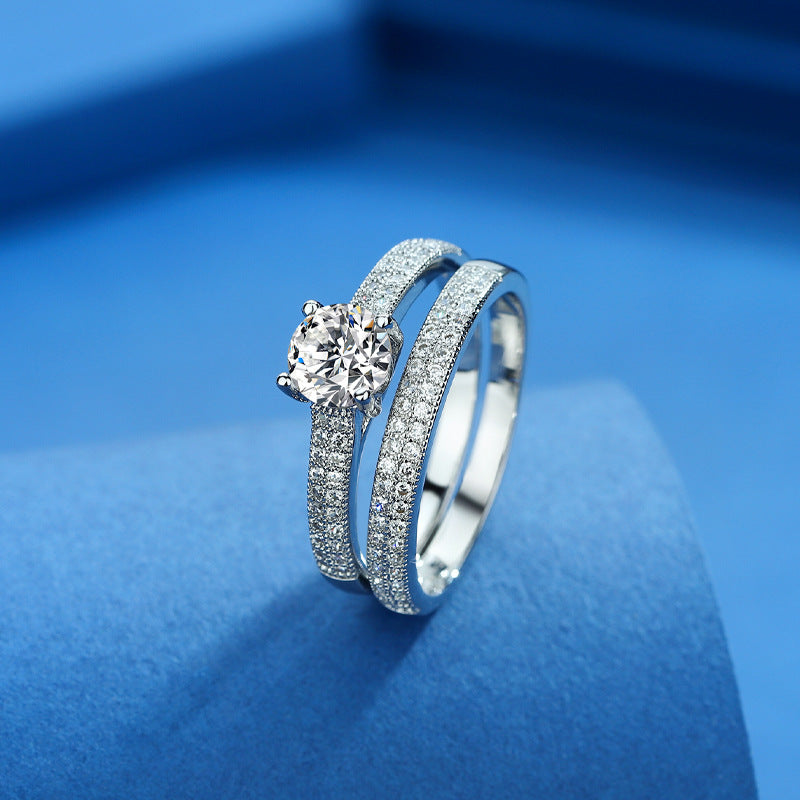 European-American fashion ring set for women