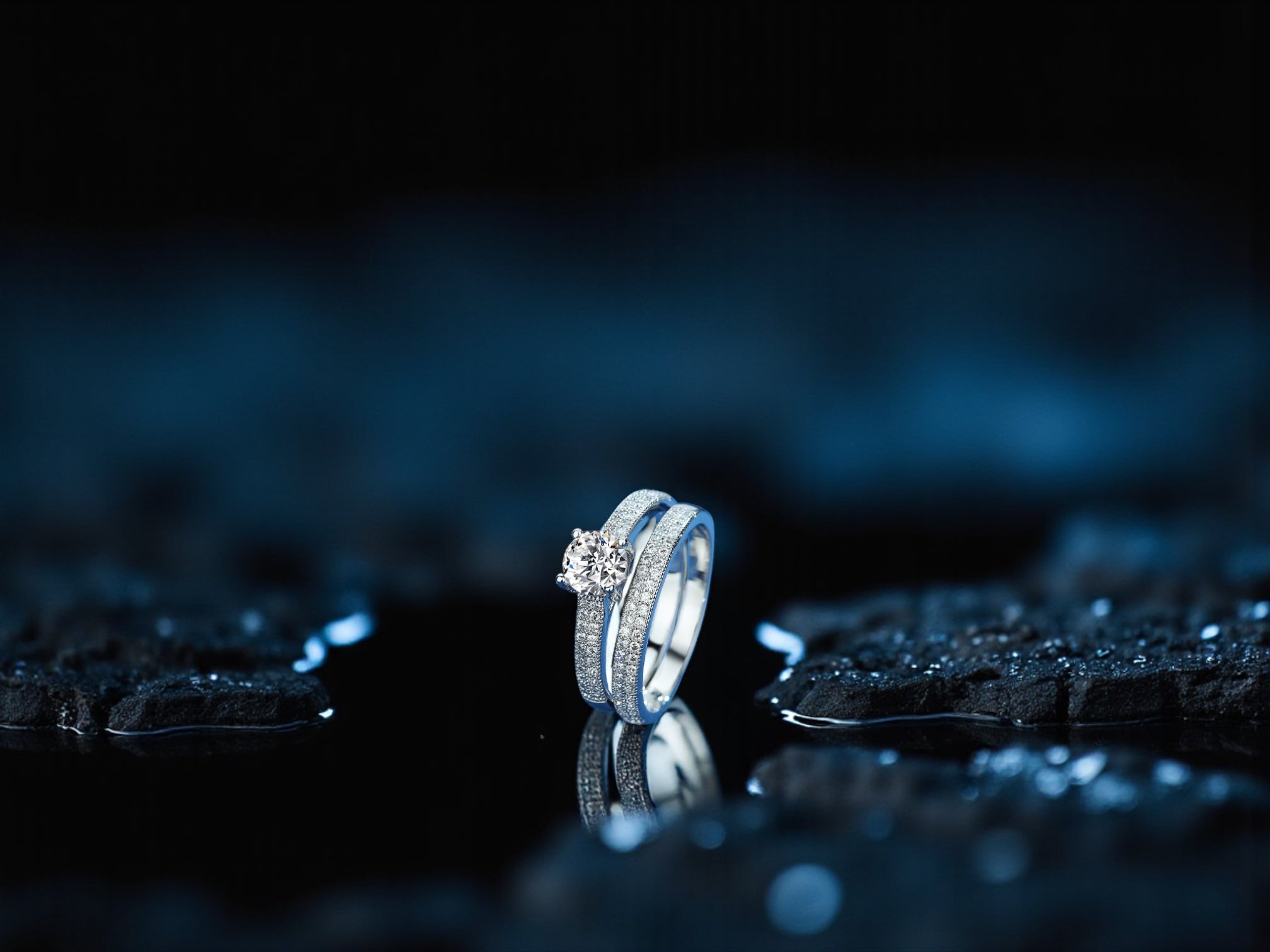 Europäisch-Amerikanisches Fashion-Ring-Set für Damen