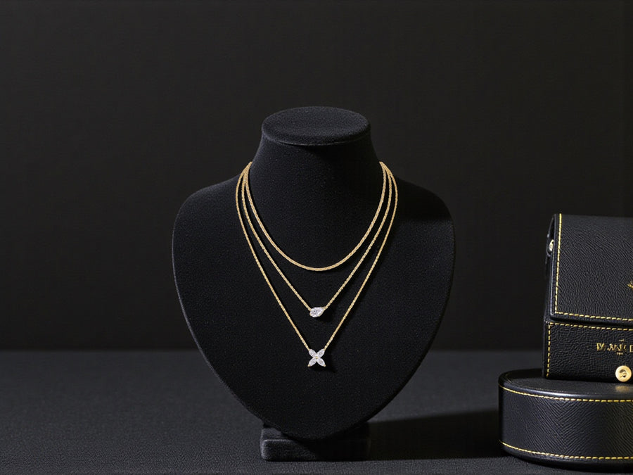 Pear-shaped Inlay Of Top-quality Moissanite, Luxurious And Fashionable, Minimalist Trend Jewelry, Silver Pendant Necklace, Collar Chain, S925 Silver Electroplated With Gold