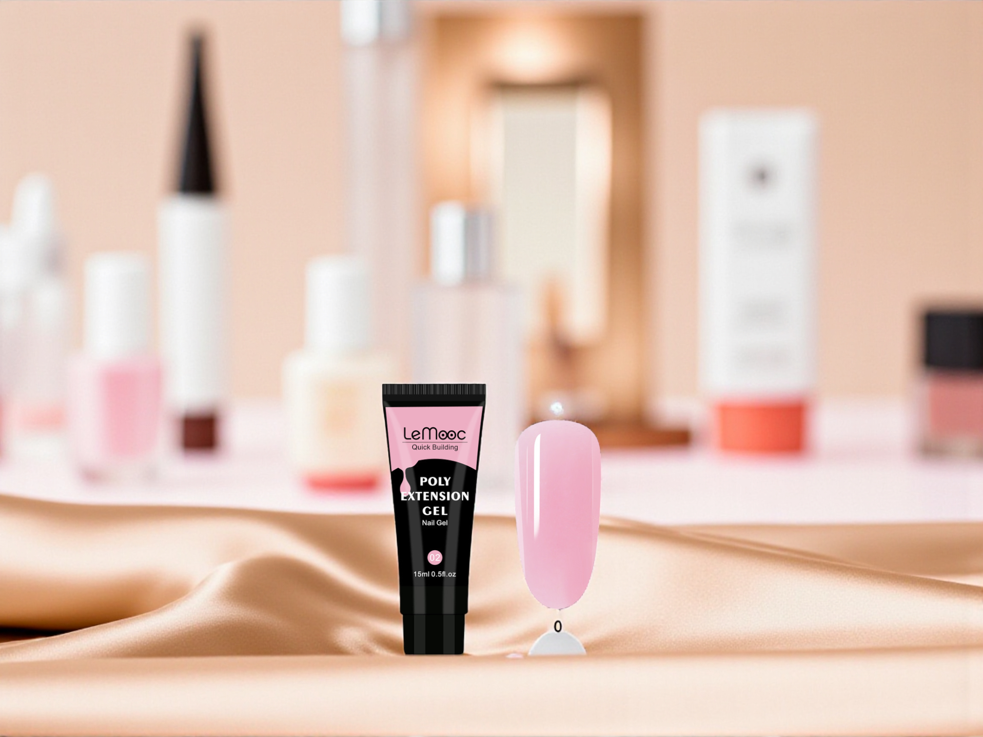 LeMooc Poly Extension Gel – high-quality professional UV/LED gel Beauty Visions