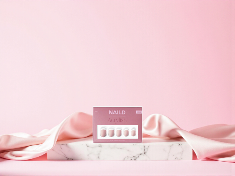 NAILD – French White Short XS Softgel Press-On Nails