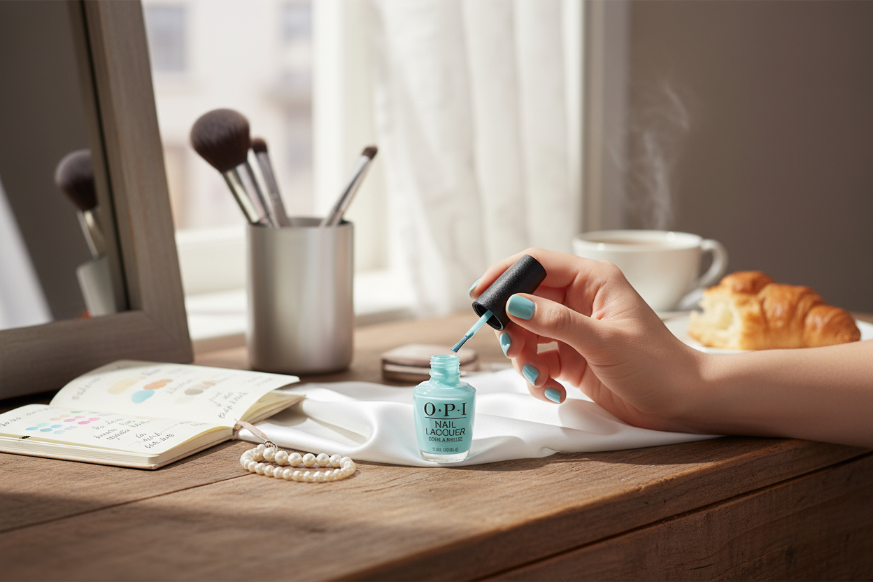 O·P·I Nail Lacquer – Can’t Find My Czechbook | Strahlendes Türkisblau mit Sommer-Vibes