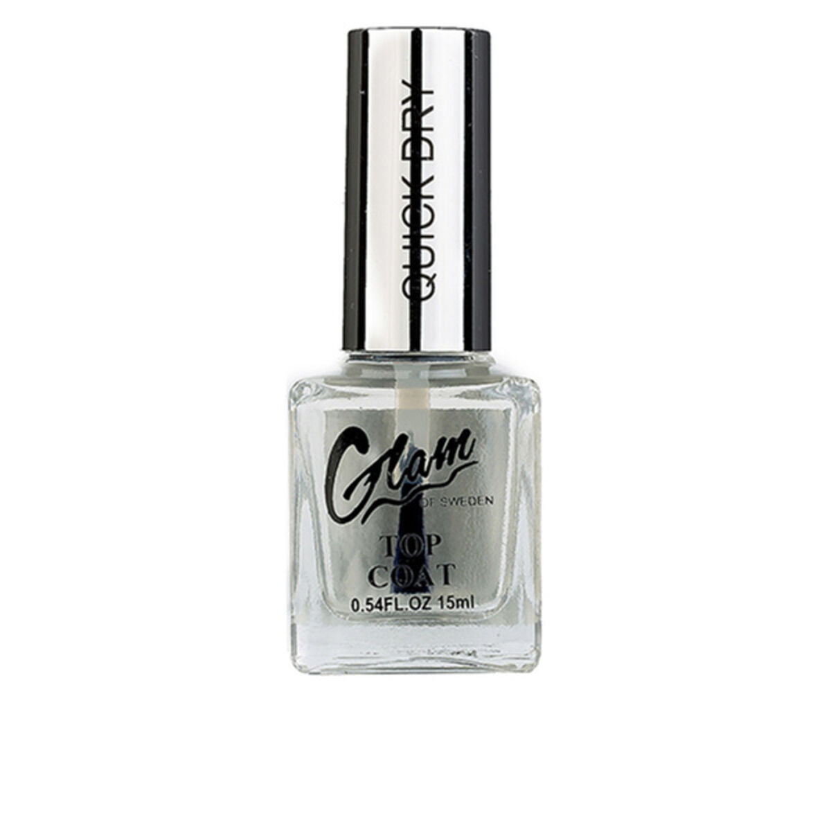 Glam of Sweden Top Coat Nail Polish 15 ml – High shine &amp; long-lasting protection