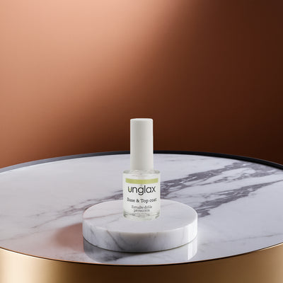 Unglax Nail Protector 2-in-1 | Base & Top Coat 10 ml | Stärkender Nagelschutz
