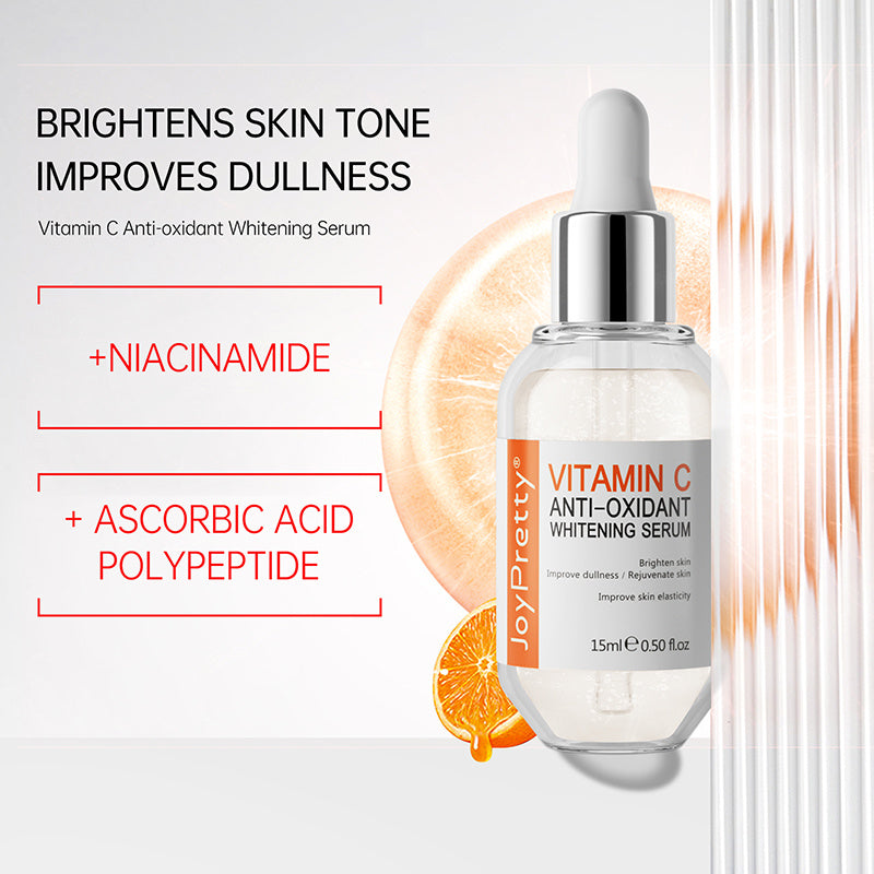 Vitamin C Serum 15ml – Feuchtigkeitsspendendes Anti-Aging Gesichtsserum | Gegen Pigmentflecken & für strahlende Haut