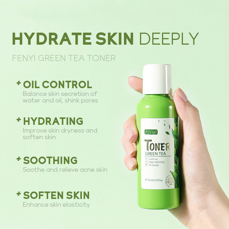 Green Tea Toner 100ml – Feuchtigkeitsspendendes Gesichtswasser mit Grüntee-Extrakt | Beruhigt & Klärt die Haut