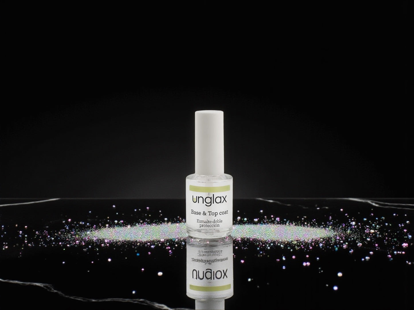 Unglax Nail Protector 2-in-1 | Base & Top Coat 10 ml | Stärkender Nagelschutz