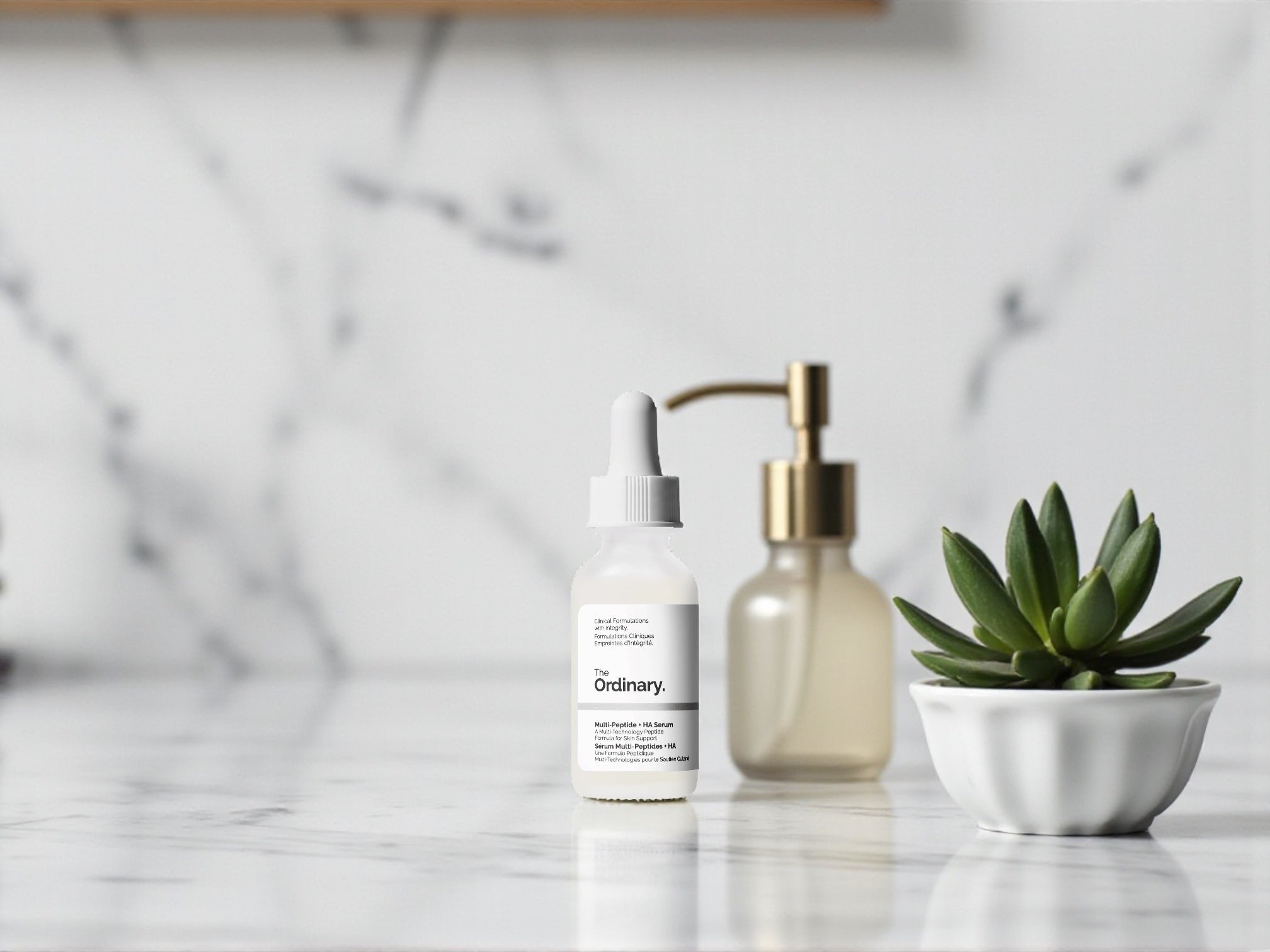 The Ordinary Multi-Peptide + HA Serum 30ml – Anti-Aging Gesichtsserum | Glättet Falten & spendet intensive Feuchtigkeit