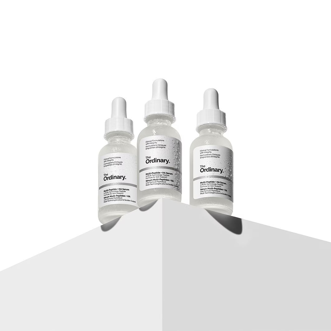 The Ordinary Multi-Peptide + HA Serum 30ml – Anti-Aging Gesichtsserum | Glättet Falten & spendet intensive Feuchtigkeit
