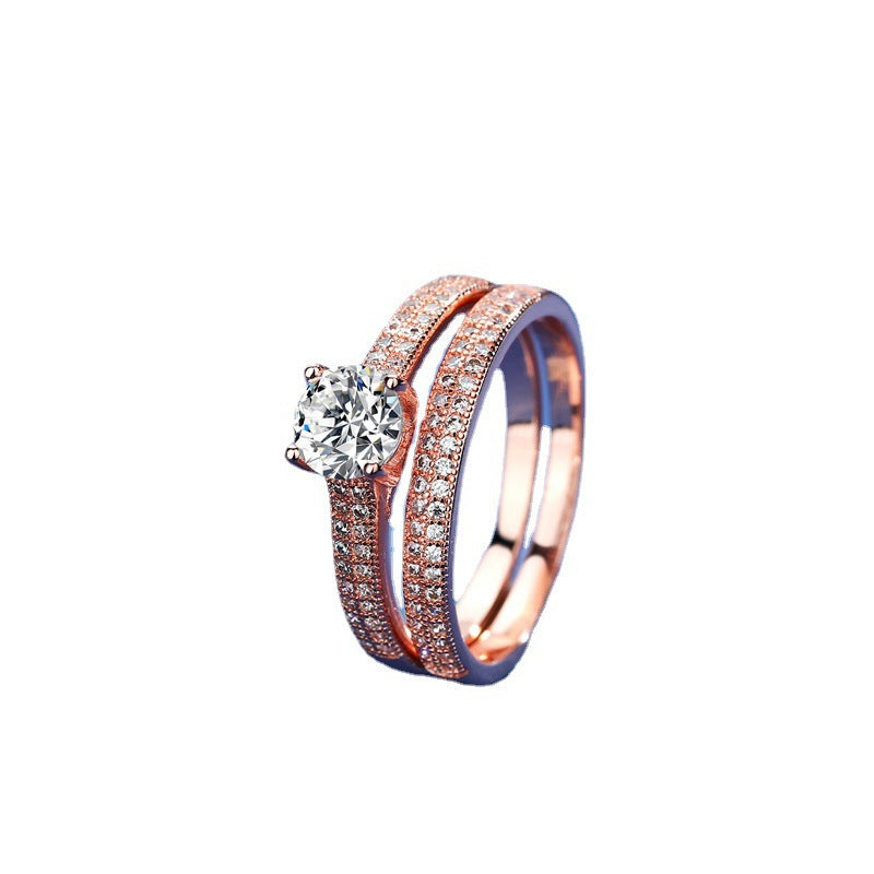 Europäisch-Amerikanisches Fashion-Ring-Set für Damen