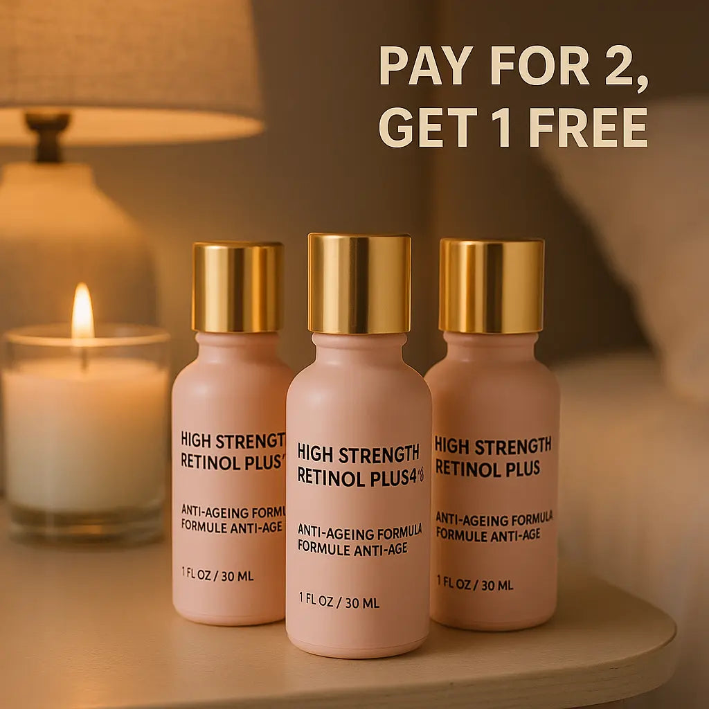 Ammuri High Strength Retinol Serum 4% Plus – Anti-Aging Serum gegen Falten & Pigmentflecken (30 ml)