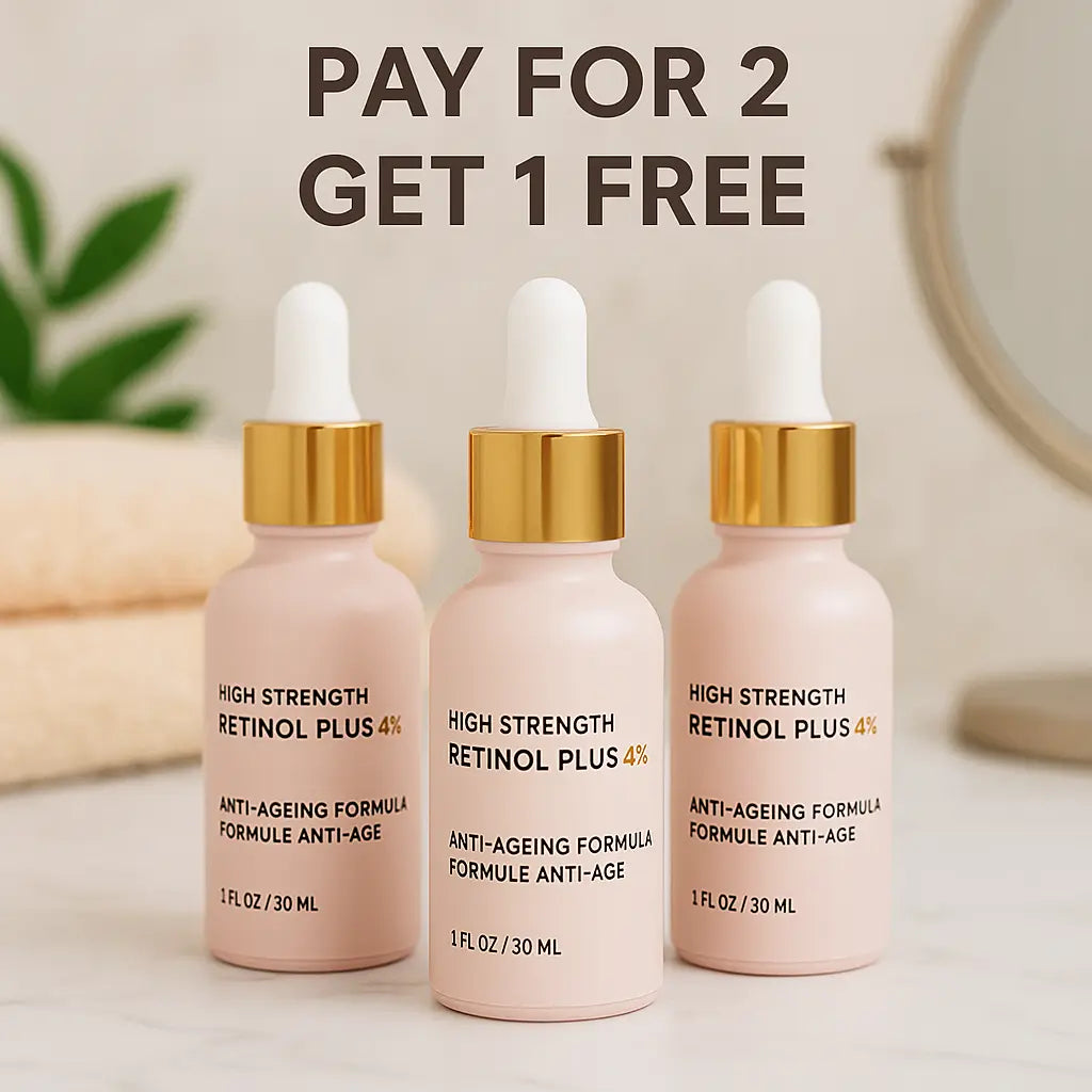 Ammuri High Strength Retinol Serum 4% Plus – Anti-Aging Serum gegen Falten & Pigmentflecken (30 ml)