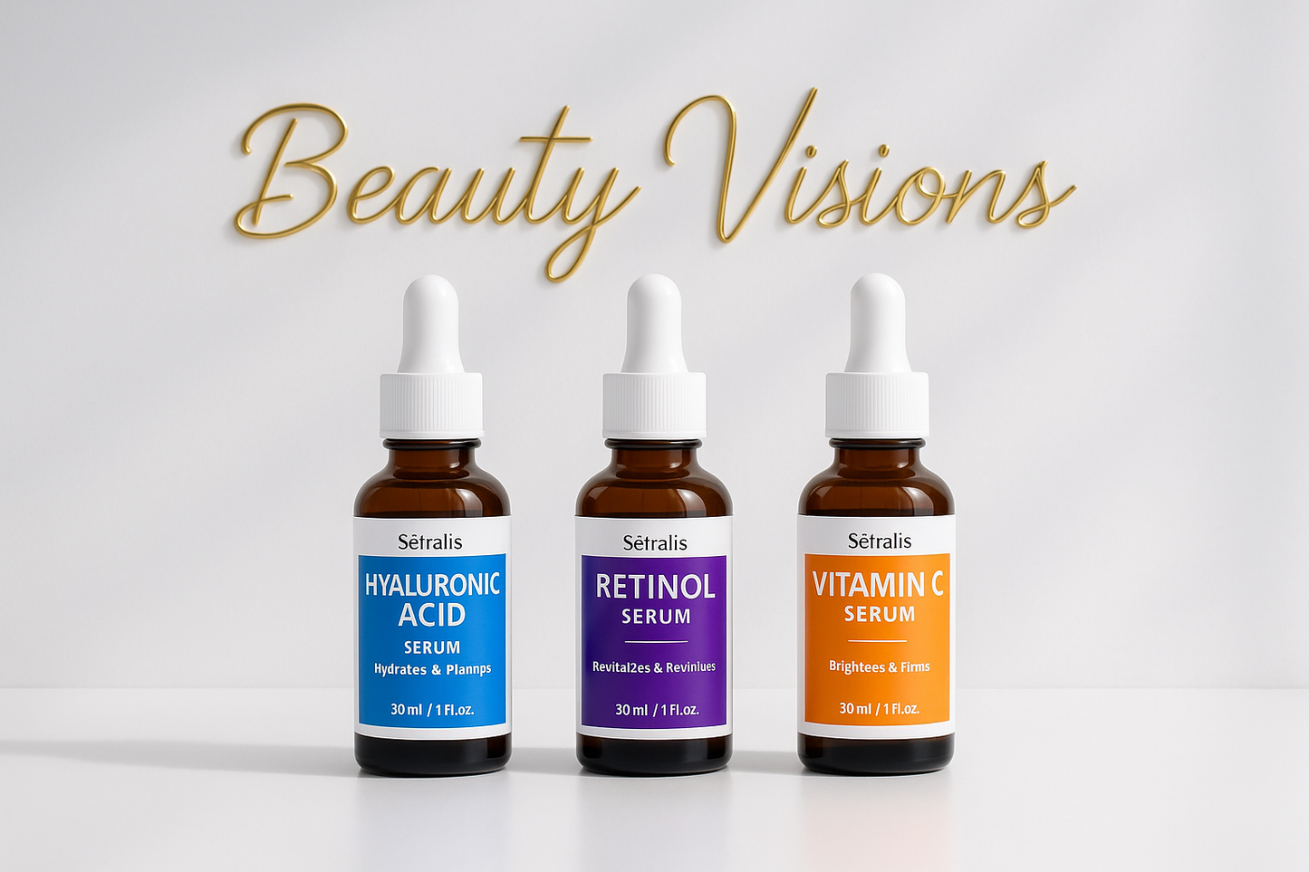 Séfrall's 3-in-1 Facial Serum Set (30ml)