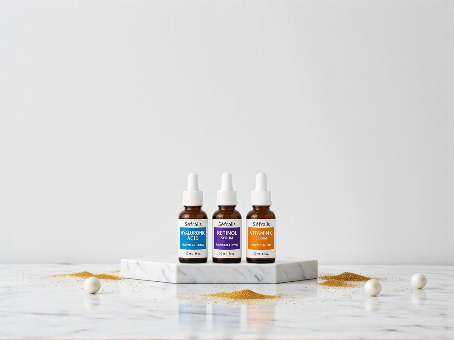 Séfralls 3-in-1 Gesichtsserum-Set (30ml)