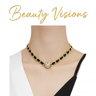 "Retro Elegant Leather Winding Chain" Beauty Visions
