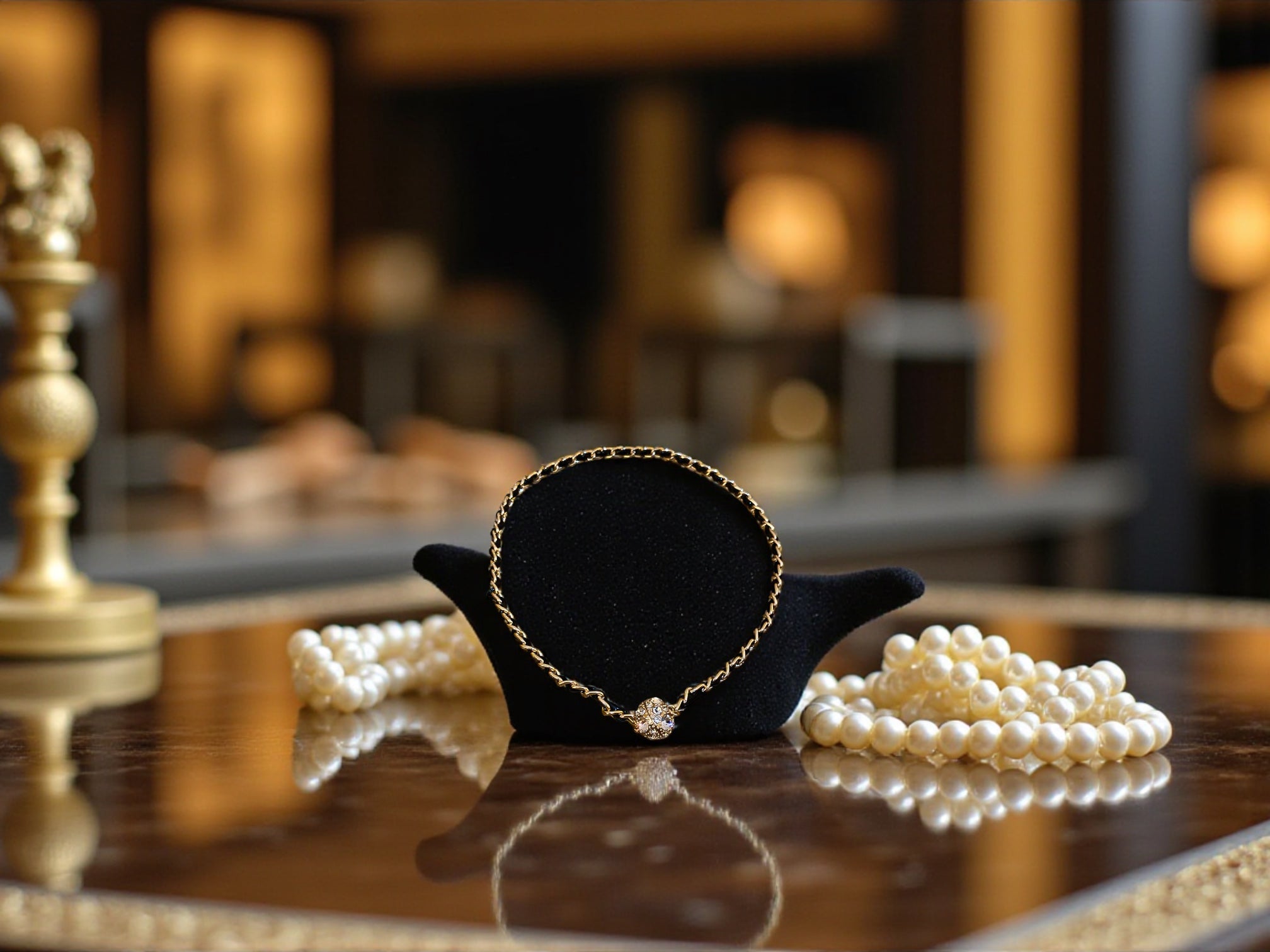 "Retro Elegant Leather Winding Chain" Beauty Visions
