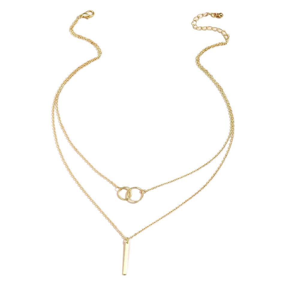 Fashion Bar Rod Ring Necklace Beauty Visions 