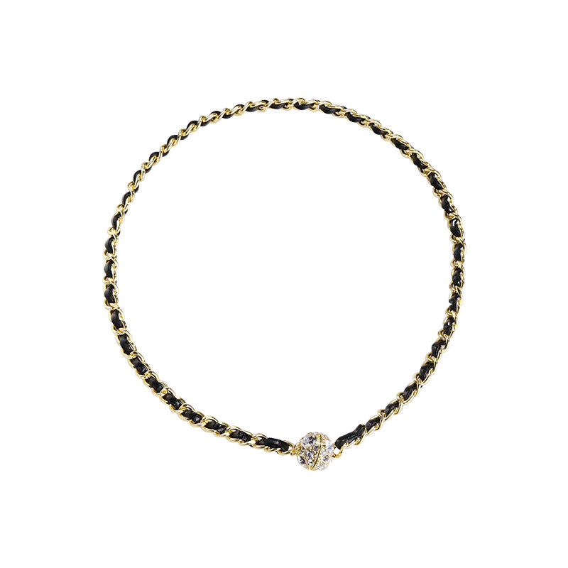 "Retro Elegant Leather Winding Chain" Beauty Visions