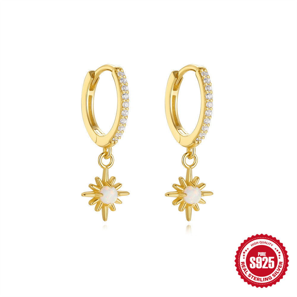 gold-plated S925 Sterling Silver/Gold Earrings Beauty Visions 
